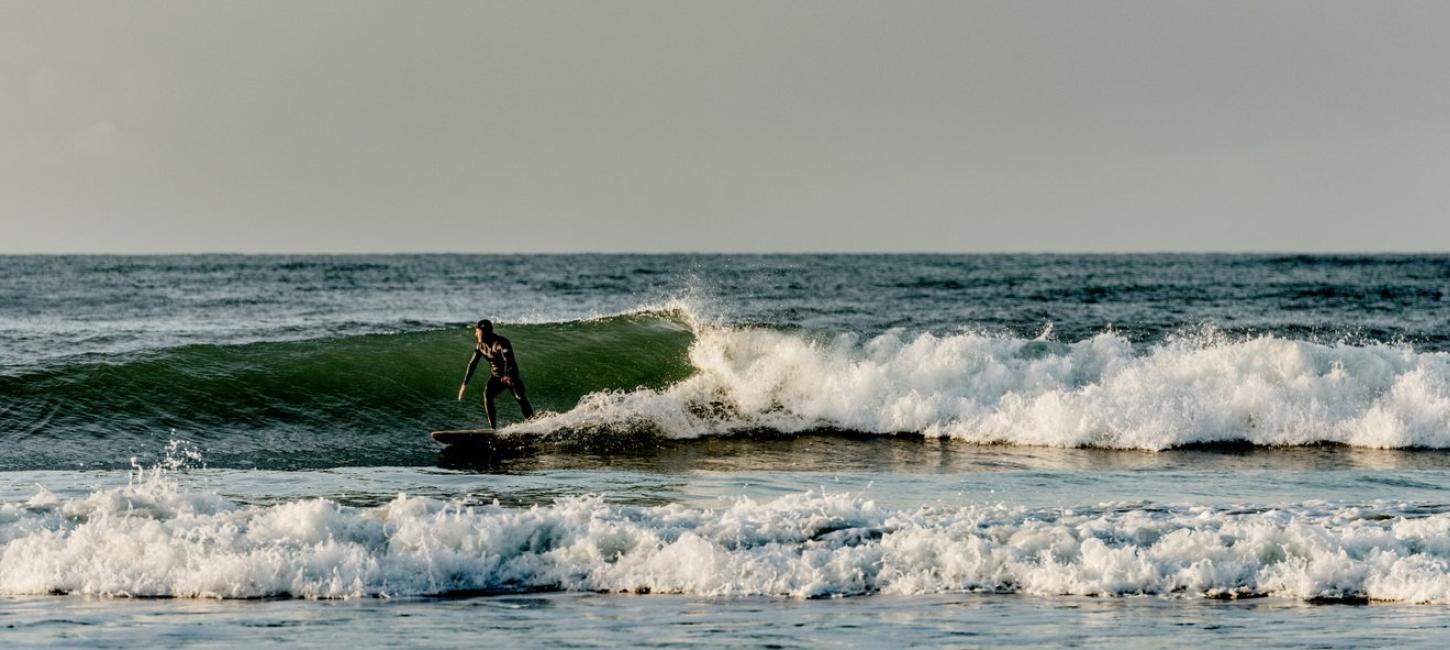 Surfing in Klitmoeller aka Cold Hawaii, North Jutland